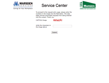 Tablet Screenshot of marsden.myworksite.com